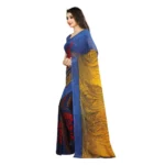 Women's Georgette Saree(Blue,5-6 Mtrs)