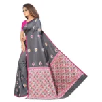 Women's Jacquard Saree (Greay ,5-6Mtrs)