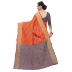 Women's Jacquard Woven Saree(Red ,5-6Mtrs)
