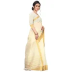 Women's Cotton Silk Saree (Lite Sandal ,5-6Mtrs)