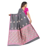 Women's Jacquard Saree (Greay ,5-6Mtrs)