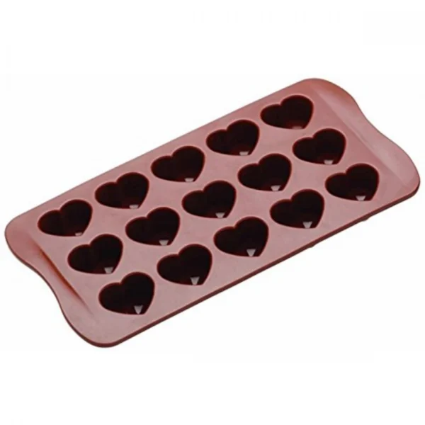 Generic Pack Of_2 Heart Shape Design Chocolate Mold (Color: Assorted)