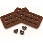 Generic Pack Of_2 Heart Shape Design Chocolate Mold (Color: Assorted)
