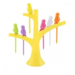 Generic Pack of 10 (60pcs) Bird Fork Dazzling colors (Color: Assorted)