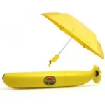 Generic Stylish Banana Shaped Mini Foldable Umbrella (Color: Assorted)