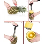 Generic Heavy Stainless Steel Fruit Pineapple Slicer Peeler (Color: Assorted)