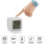 Generic Usb Powered Clock Led Display Snooze Time Temperature Alarm Clock Mirror Digital Clock