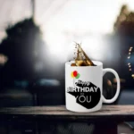 Generic Happy Birthday to You Printed Ceramic Coffee Mug (Color: White, Capacity: 350ml)