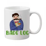 Generic Bade Log Printed Ceramic Coffee Mug (Color: White, Capacity: 350ml)