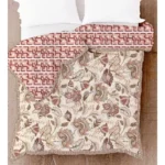 Generic Cotton Double Reversible Light Weight Blanket King Size 228X254 Cm (Color: Multi Color, Material: Cotton)