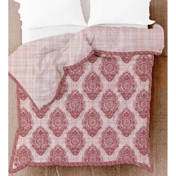 Generic Cotton Double Reversible Light Weight Blanket King Size 228X254 Cm (Color: Multi Color, Material: Cotton)