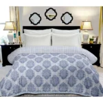 Generic Cotton Double Reversible Light Weight Blanket King Size 228X254 Cm (Color: Multi Color, Material: Cotton)