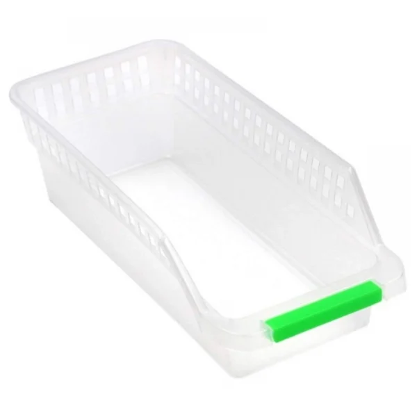 Generic Pack Of 4_Plastic Fridge Space Saver Food Storage Organizer Basket Rack (Color: Assorted)