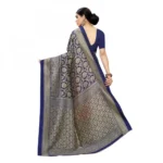 Women's Kalamkari Art Silk Printed Saree With Blouse (Red, 5-6 Mtrs)