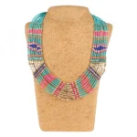Designer Elegant Multi Color Beads Necklace (Color: Color)