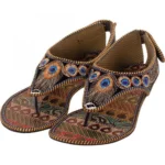 Women's Fashion Synthetic Sandals (Color:Multi Color, Material:Synthetic)