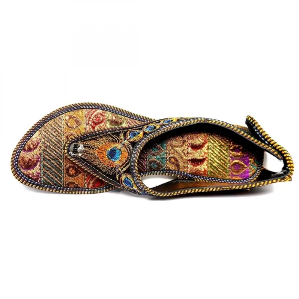 Women's Fashion Synthetic Sandals (Color:Multi Color, Material:Synthetic)