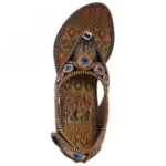 Women's Fashion Synthetic Sandals (Color:Multi Color, Material:Synthetic)