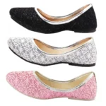 Pack Of_3 Women's Fashion Synthetic Sandals (Color:Multi Color, Material:Synthetic)