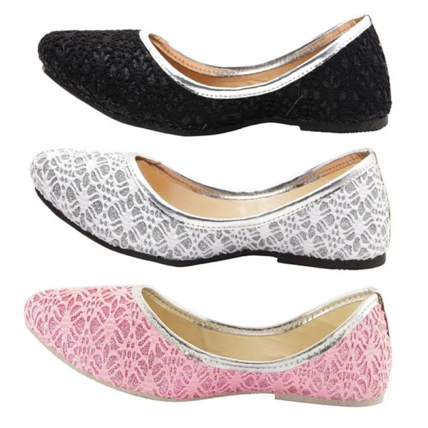 Pack Of_3 Women's Fashion Synthetic Sandals (Color:Multi Color, Material:Synthetic)