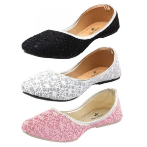 Pack Of_3 Women's Fashion Synthetic Sandals (Color:Multi Color, Material:Synthetic)