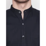 Men's Cotton Casual Shirt (Material: Cotton, (Color:Navy Blue)
