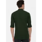 Men's Cotton Slim Fit Casual Shirt (Material: Cotton, (Color:Green)