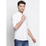Men's Cotton Slim Fit Casual Shirt (Material: Cotton, (Color:White)