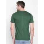 Men's Cotton Slim Fit Half Sleeve T-Shirt (Material: Cotton, (Color:Green)