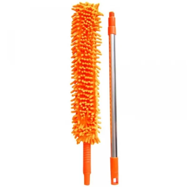 Generic Microfiber Duster for Cleaning Brush with Extendable Rod Dust Cleaner for Fan (Color: Assorted)