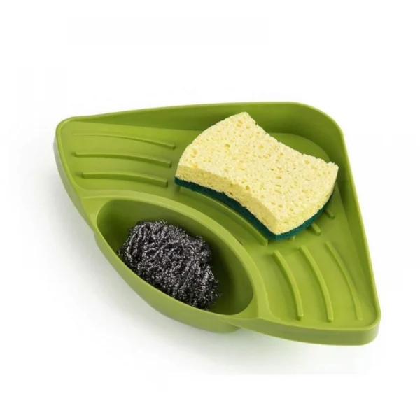 Generic Pack Of_3 Multipurpose Plastic Kitchen Sink Organizer Corner Tray (Color: Assorted)