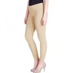 Women's Cotton Leggings (Color:Pale)