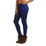 Women's Cotton Leggings (Color:Ink Blue)