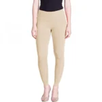 Women's Cotton Leggings (Color:Pale)
