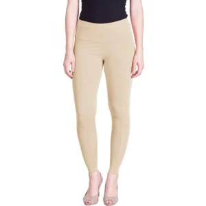 Women's Cotton Leggings (Color:Pale)