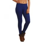 Women's Cotton Leggings (Color:Ink Blue)