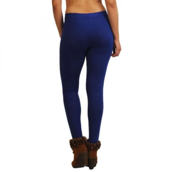 Women's Cotton Leggings (Color:Ink Blue)