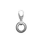 Pack of 5_Generic Stainless Steel Double Key Chain (Color: Assorted)