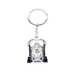Generic Lord Venkateshwara Copper metal and Silver key Chain (Color: Assorted)