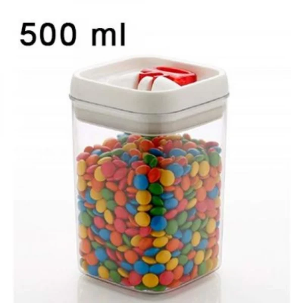 Generic Pack Of 2_500Ml Airtight Kitchen Container with Flip Lock (Color: Assorted)