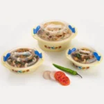 Generic_3Pieces Set Hot And Fresh Insulated Plastic Casserole (Color: Assorted)