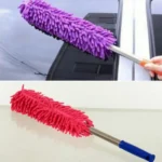 Generic Multipurpose Microfiber Cleaning Duster With Extendable Telescopic Wall Hanging Handle (Color: Assorted)