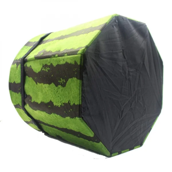 Generic Creative 3 D Fruit Design Multipurpose Foldable Velvet Storage Seat Box Cum Stool (Color:Assorted)