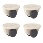 Generic_4 Pieces Set Self Adhesive Mini Swivel Casters Wheels (Color:Assorted)