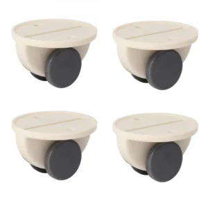 Generic_4 Pieces Set Self Adhesive Mini Swivel Casters Wheels (Color:Assorted)