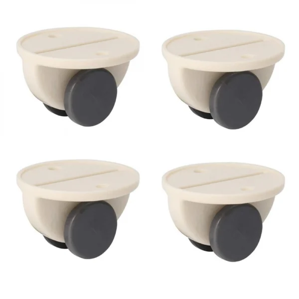 Generic_4 Pieces Set Self Adhesive Mini Swivel Casters Wheels (Color:Assorted)