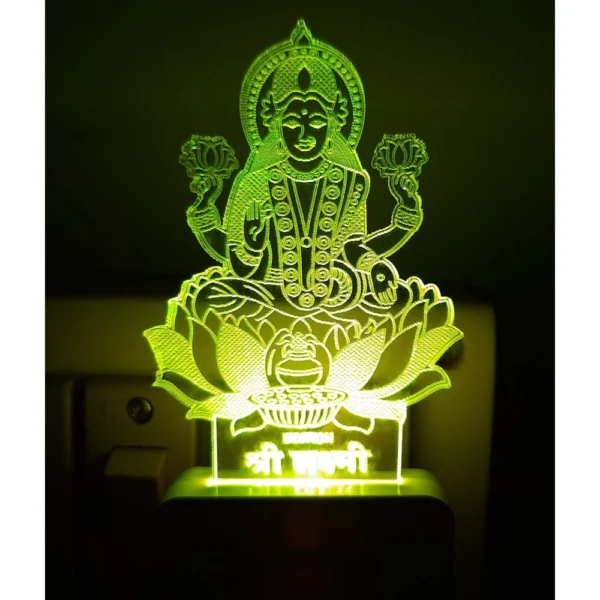 Shree Maha Lakshmi AC Adapter Night Lamp