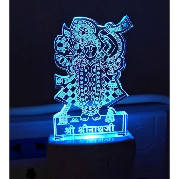 Shreenath Ji AC Adapter Night Lamp
