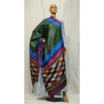 Women's Khadi Silk Digital Printed Dupatta (Green, Length:2-2.4 mtr)