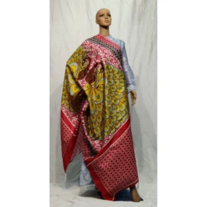 Women's Khadi Silk Digital Printed Dupatta (Multi, Length:2-2.4 mtr)